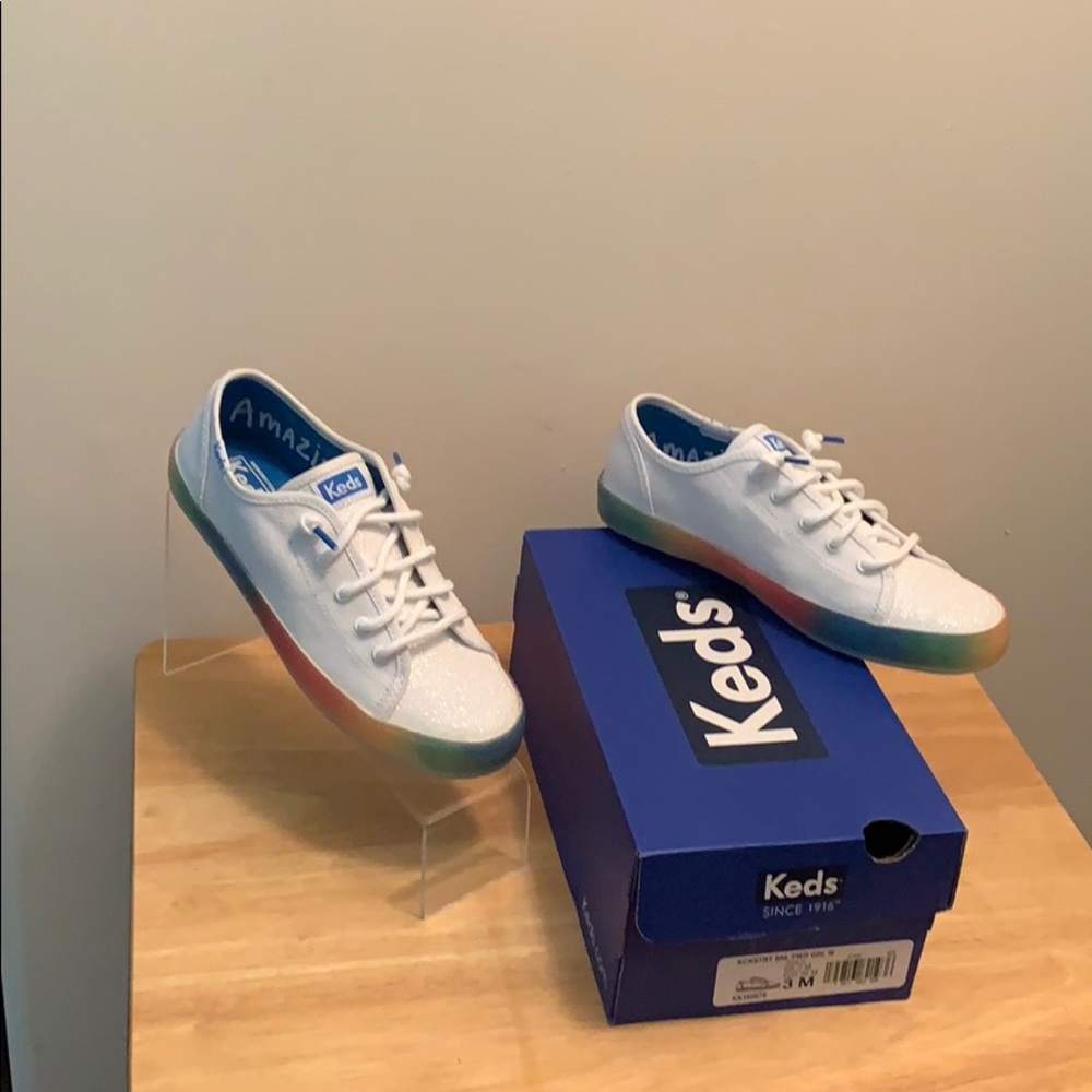 Keds® PWR GRL Kickstart Core White Sneaker